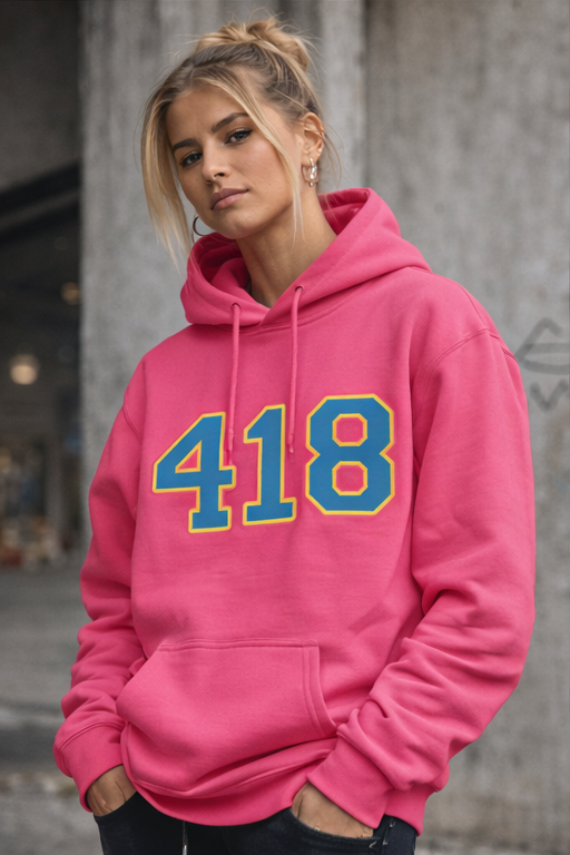 418 Campus Hoodie Heliconia