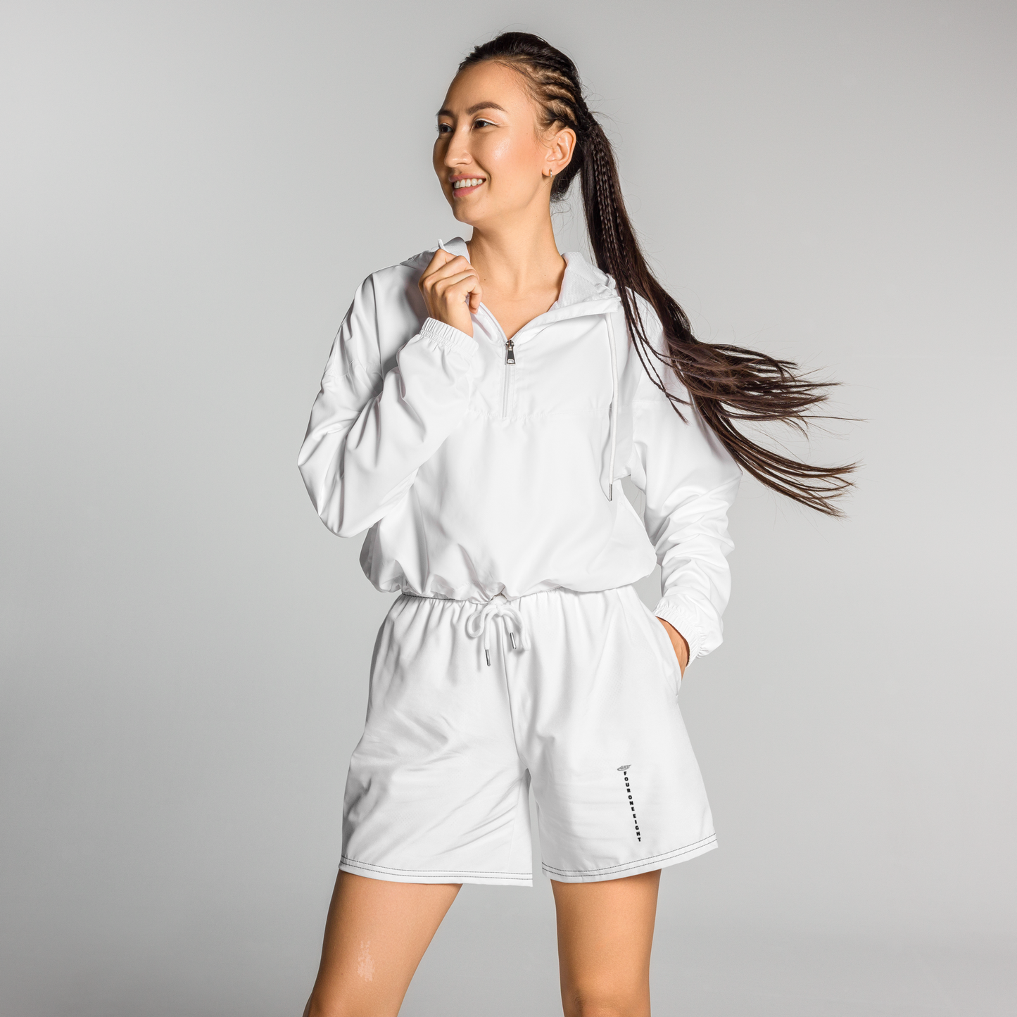 418 Sport Crew Shorts White