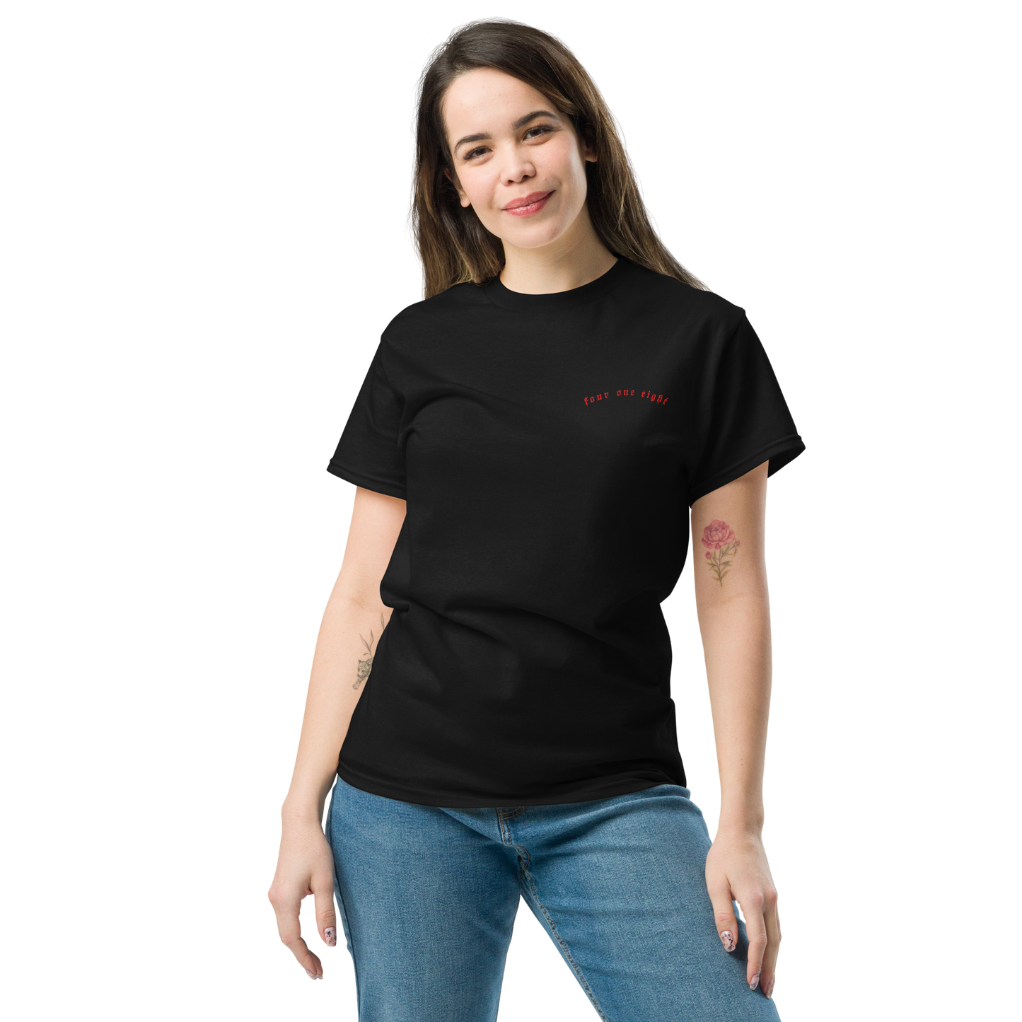 418 Distortion Death Hands Tee Black