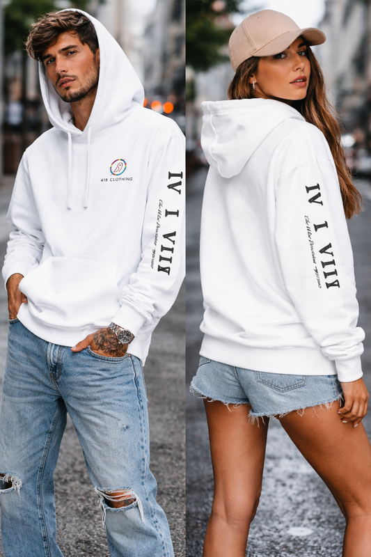 418 Emperor Hoodie White