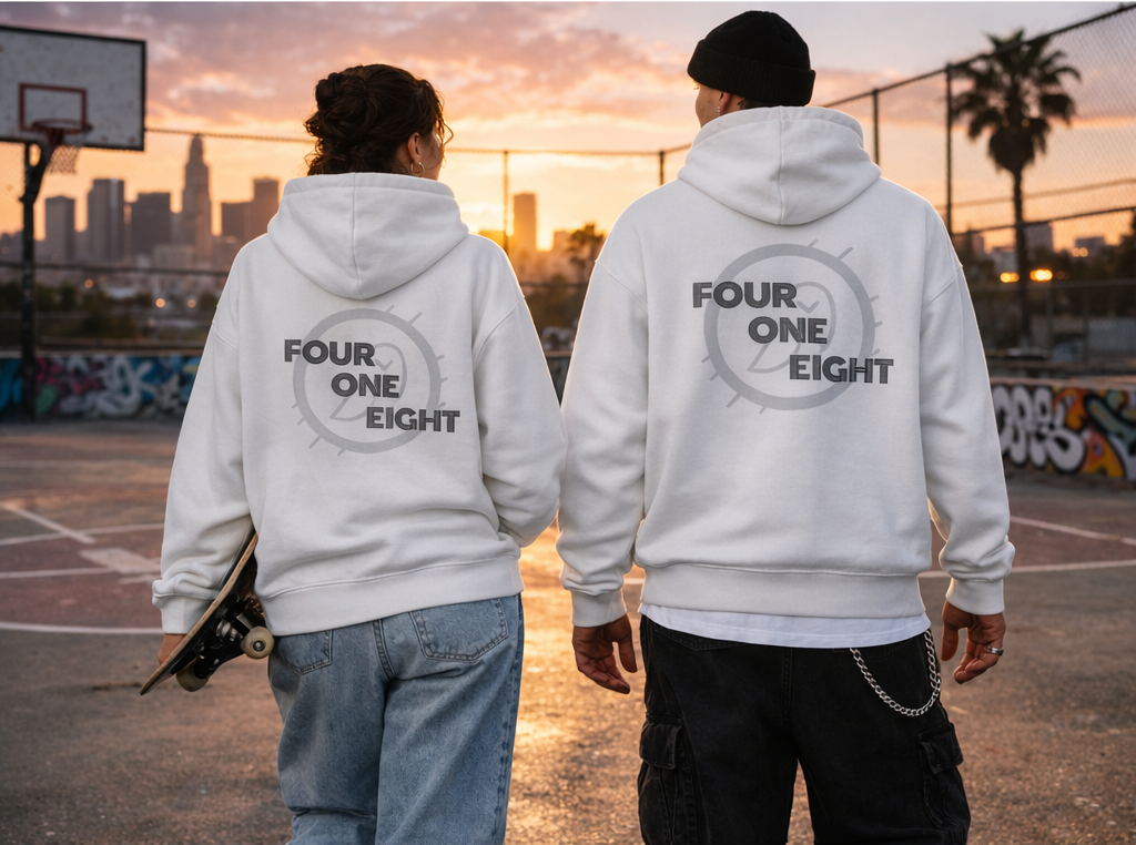 418 Chapter 1 Hoodie LE White