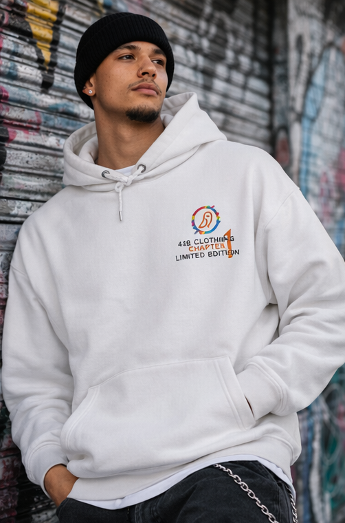418 Chapter 1 Hoodie LE White