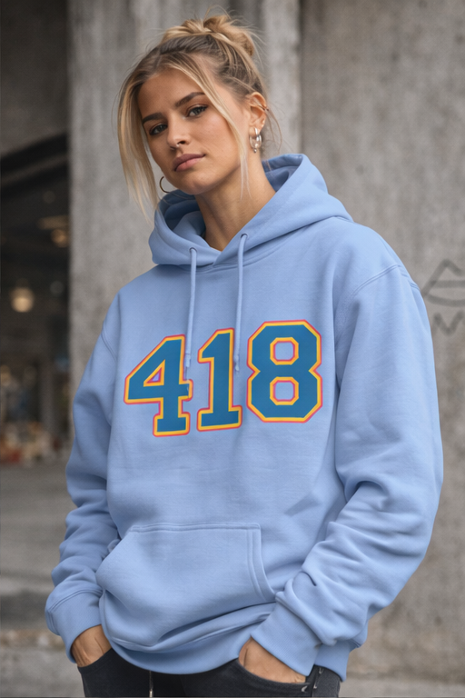 418 Campus Hoodie Carolina Blue
