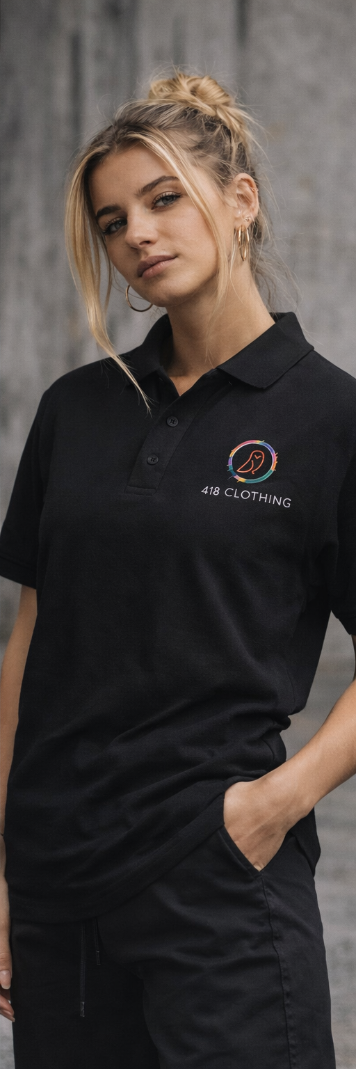 418 Classic Polo Black