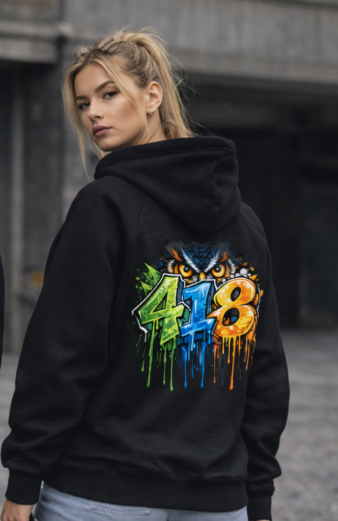 418 Big Bro Hoodie Black