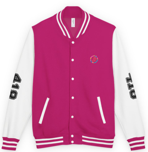 418 Varsity Pink/White