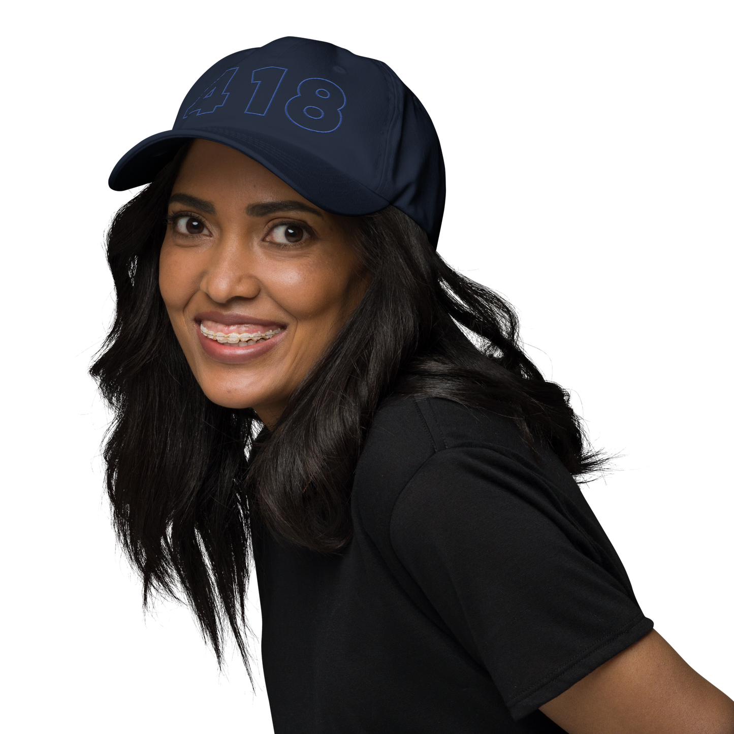 418 Hollow Blue Cap Navy