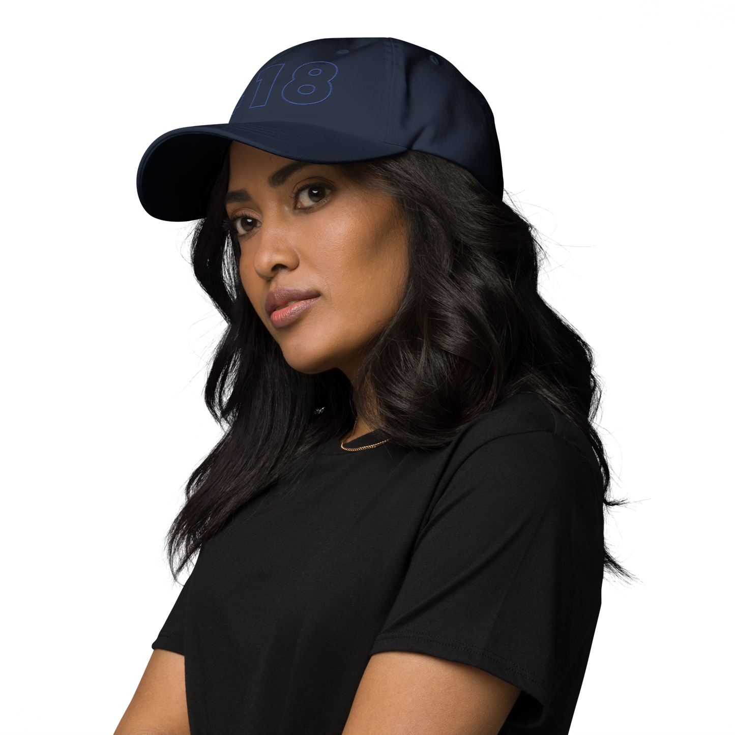 418 Hollow Blue Cap Navy