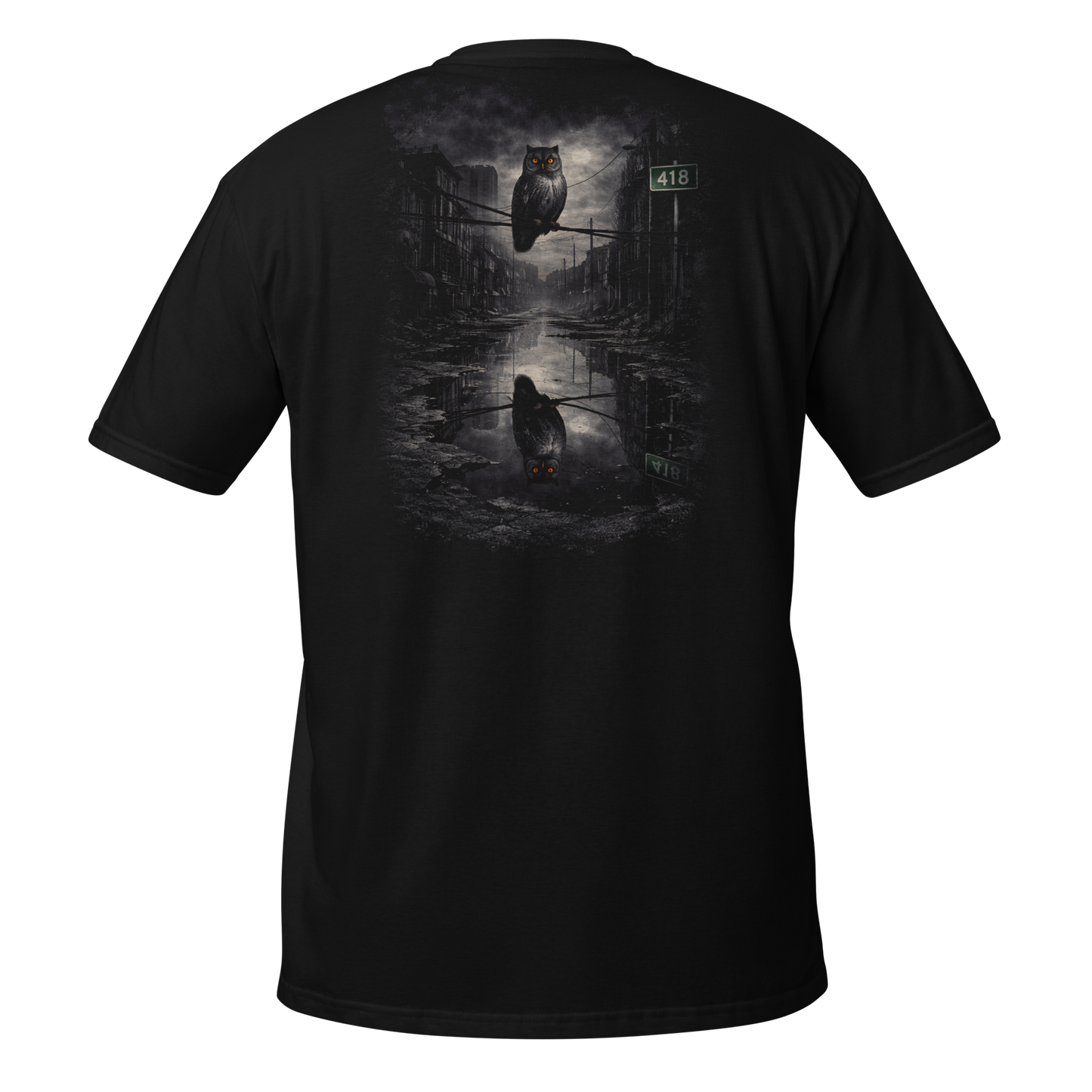 418 On a Wire Tee Black