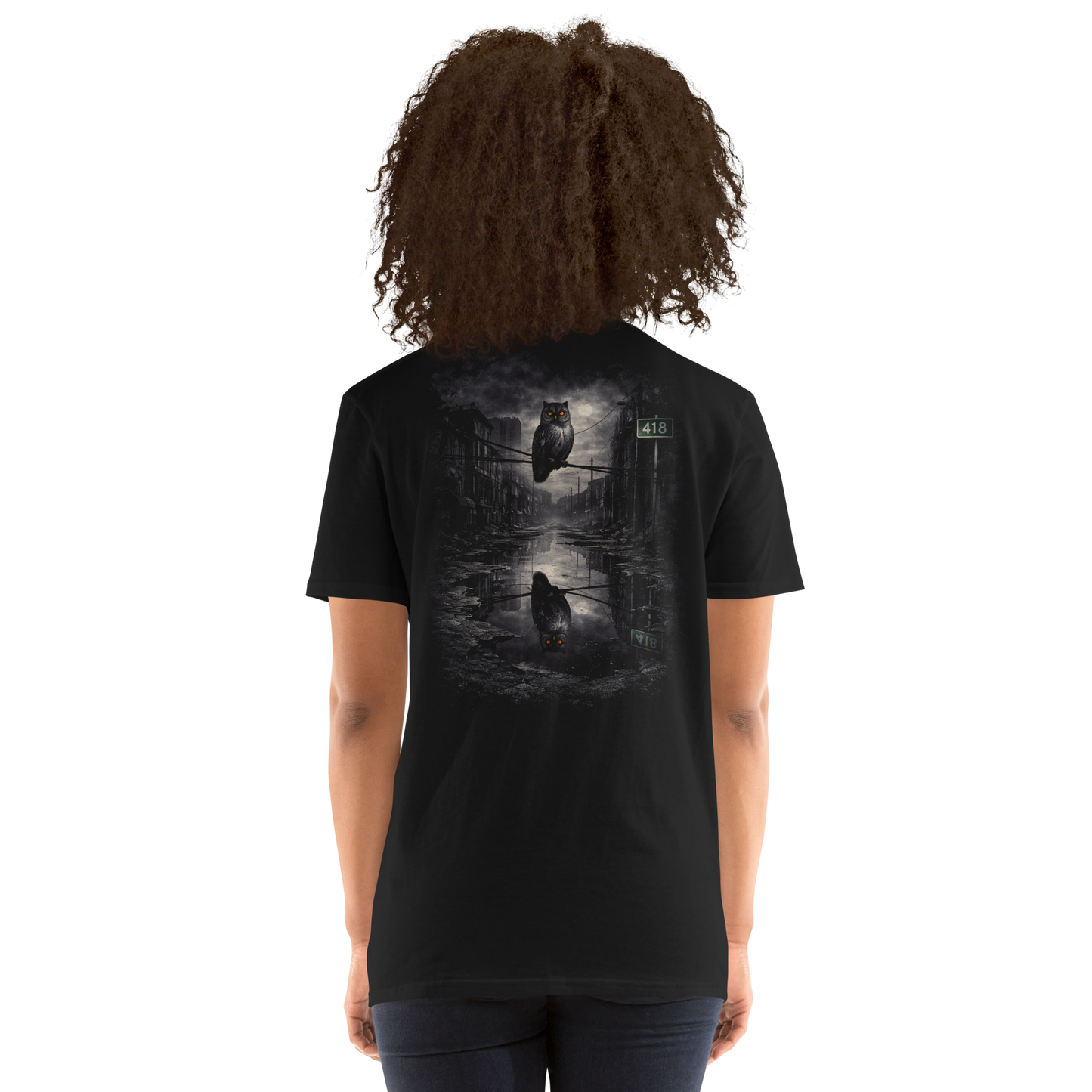 418 On a Wire Tee Black