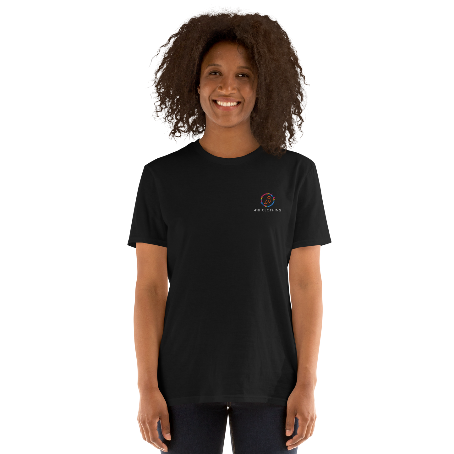418 On a Wire Tee Black