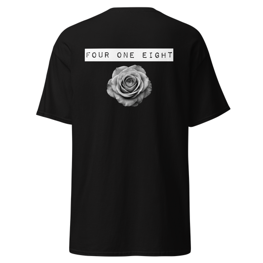 418 Rose Story Tee Black