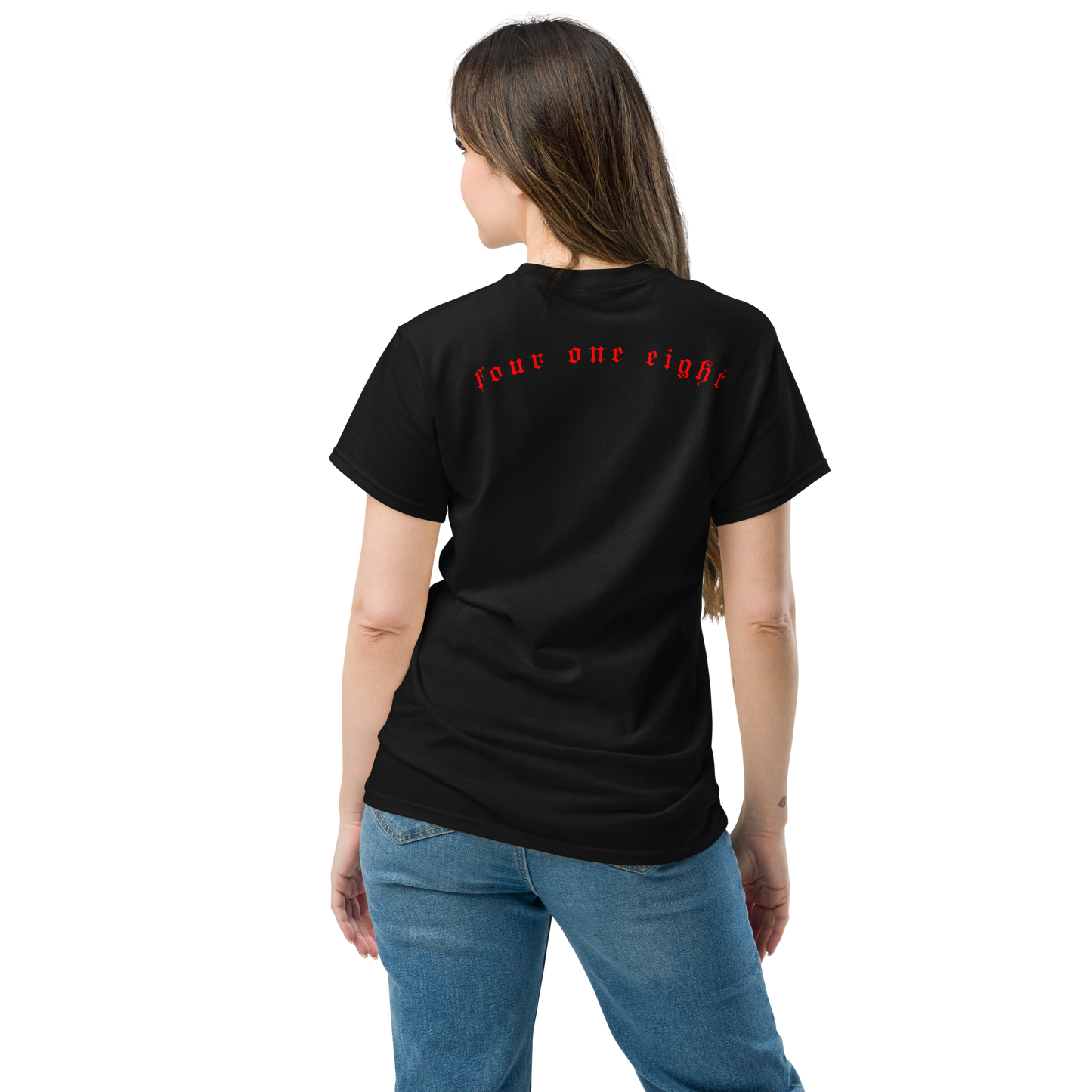 418 Distortion Hellfire Tee Black