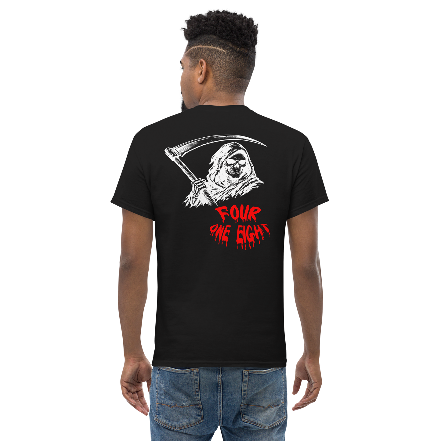 418 Distortion Pale Rider Tee Black