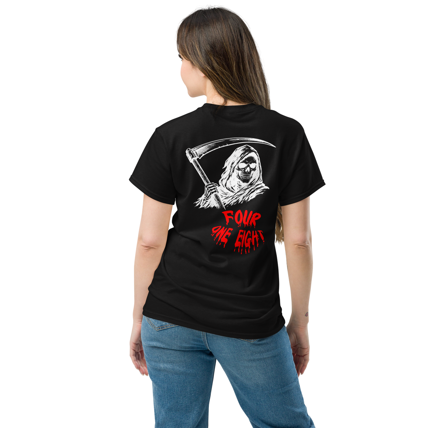 418 Distortion Pale Rider Tee Black