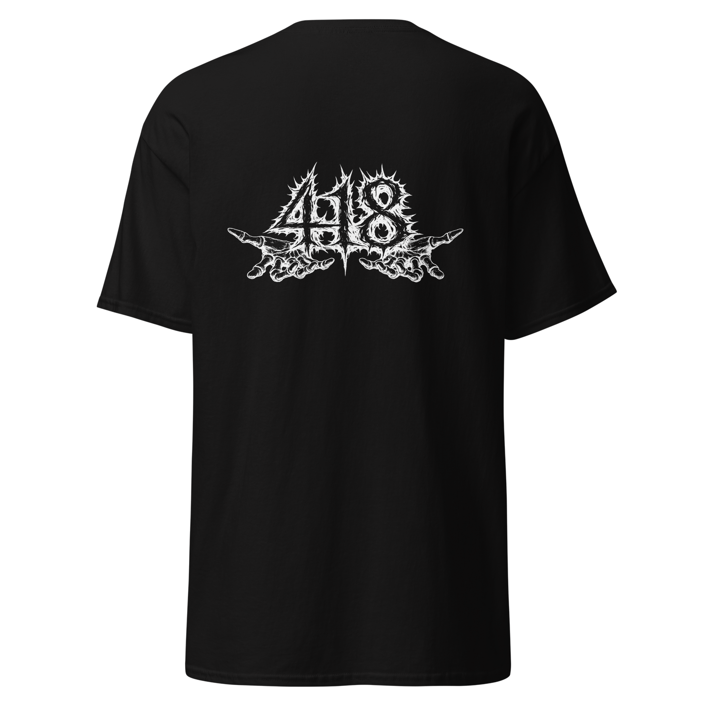 418 Distortion Death Hands Tee Black