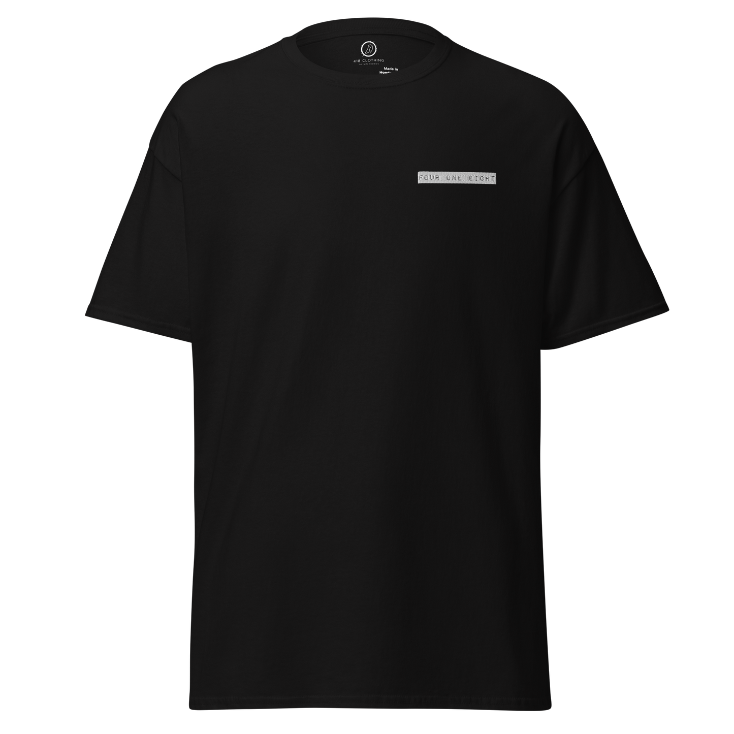 418 Rose Story Tee Black