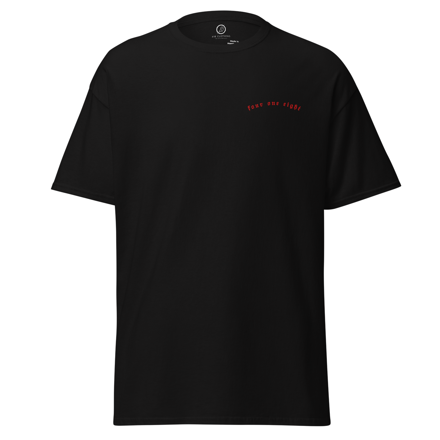 418 Distortion Pale Rider Tee Black