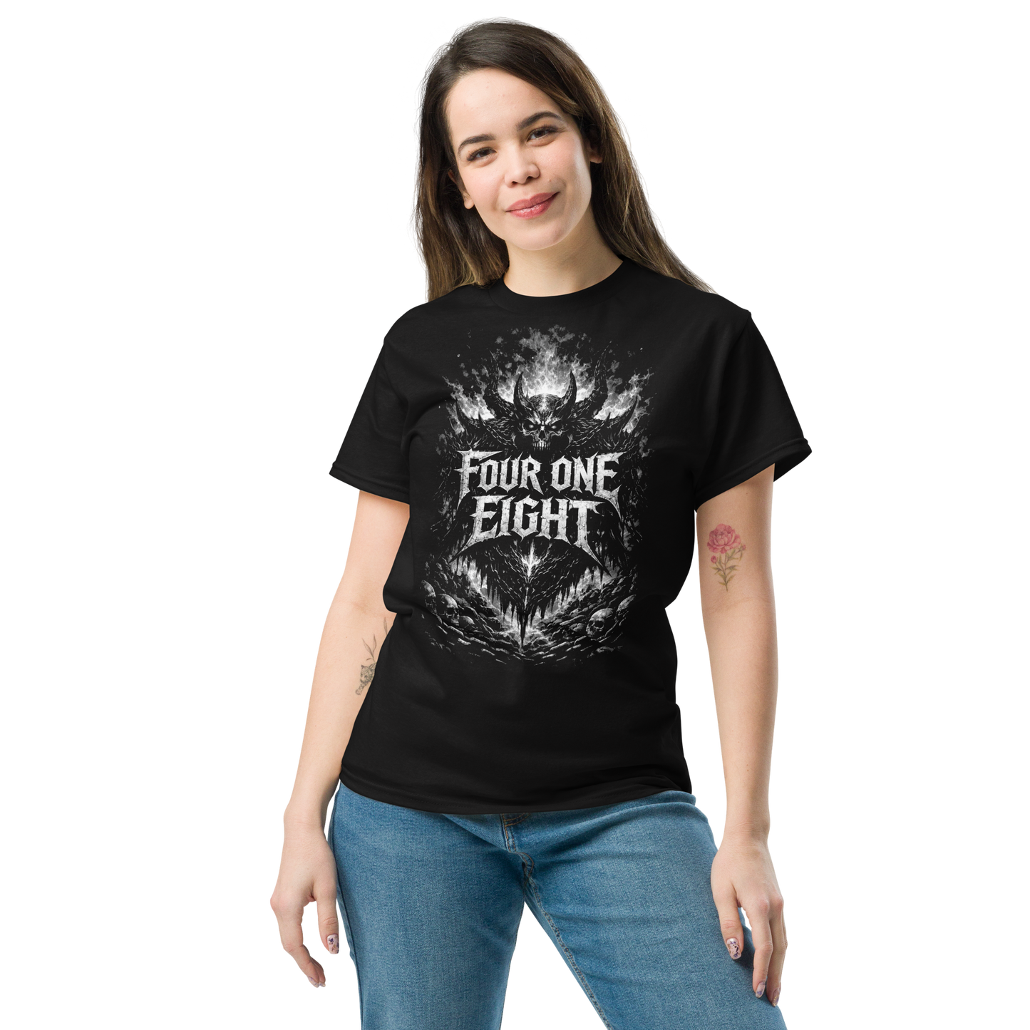 418 Distortion Nightmare Tee Black