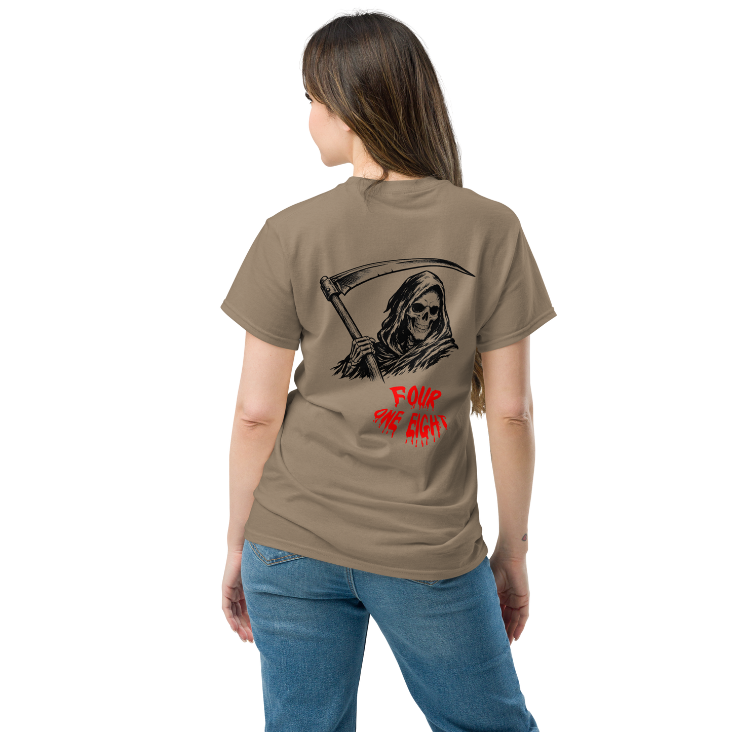 418 Distortion Pale Rider Tee Brown Savanah