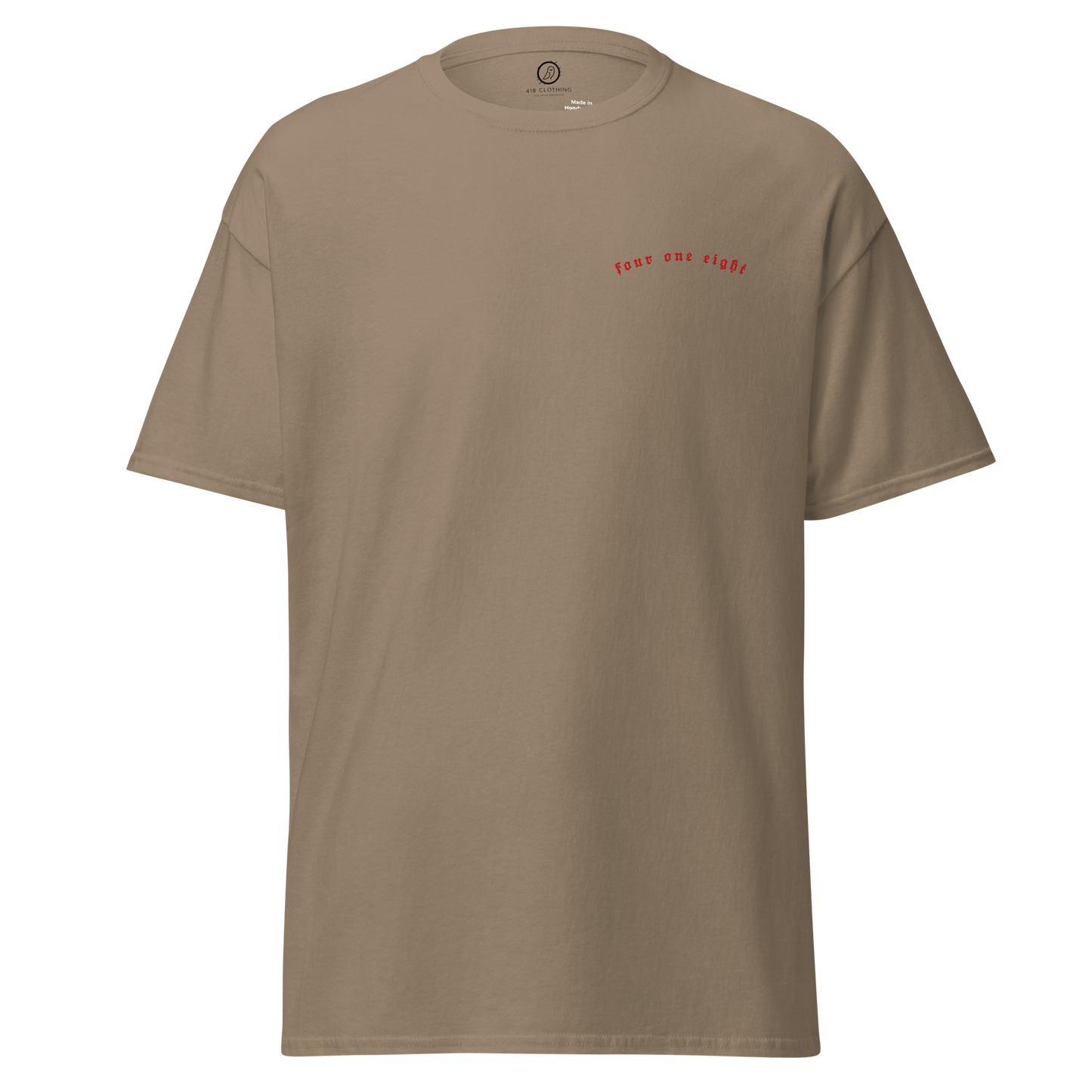 418 Distortion Pale Rider Tee Brown Savanah