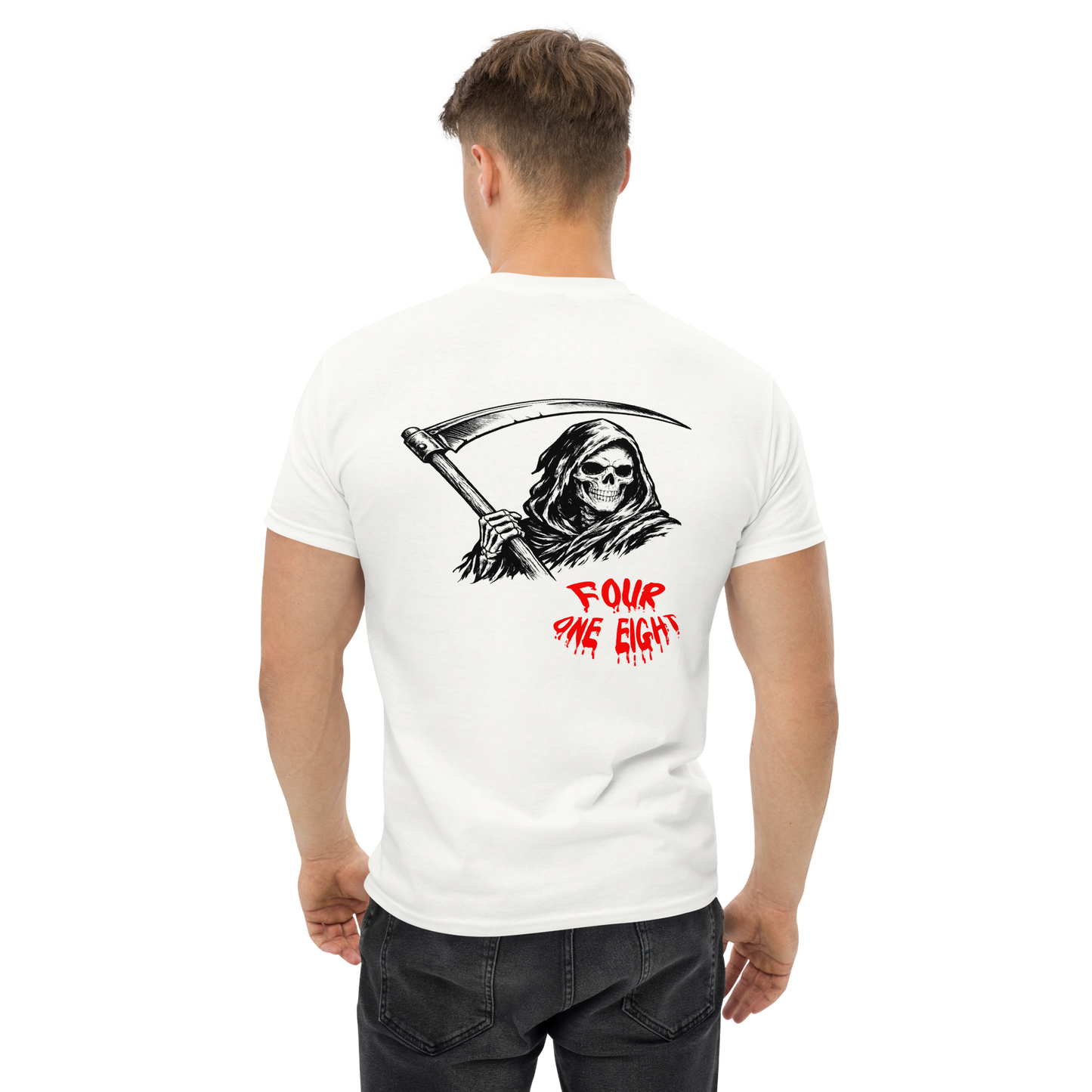 418 Distortion Pale Rider Tee White