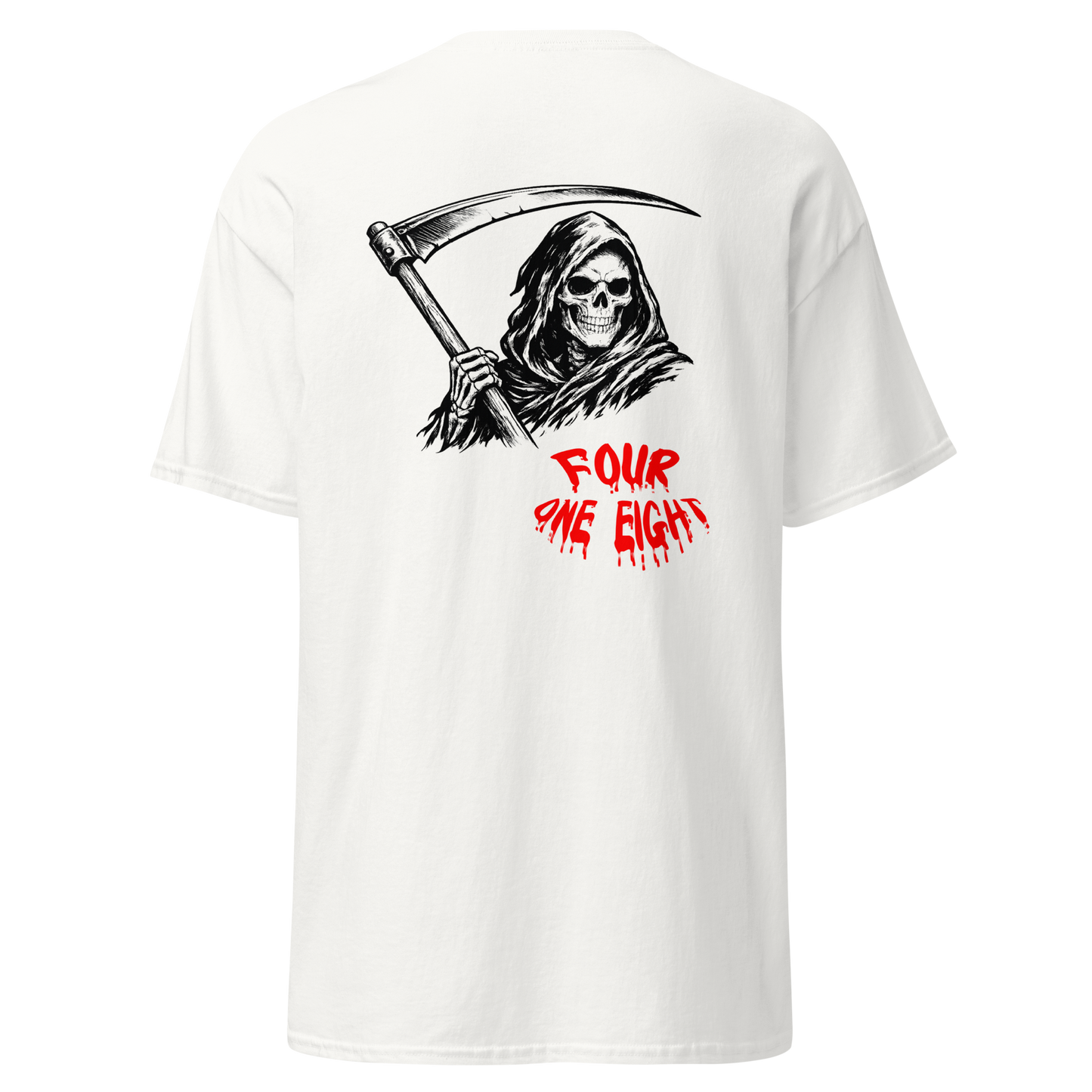 418 Distortion Pale Rider Tee White