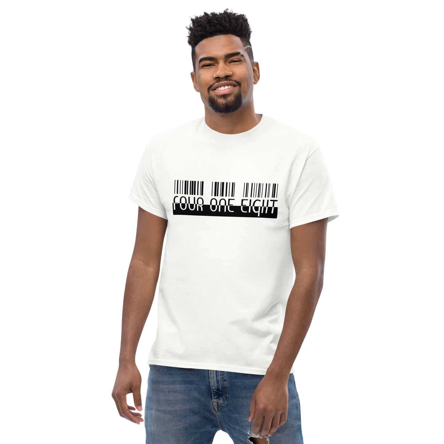 418 Matrix Tee White