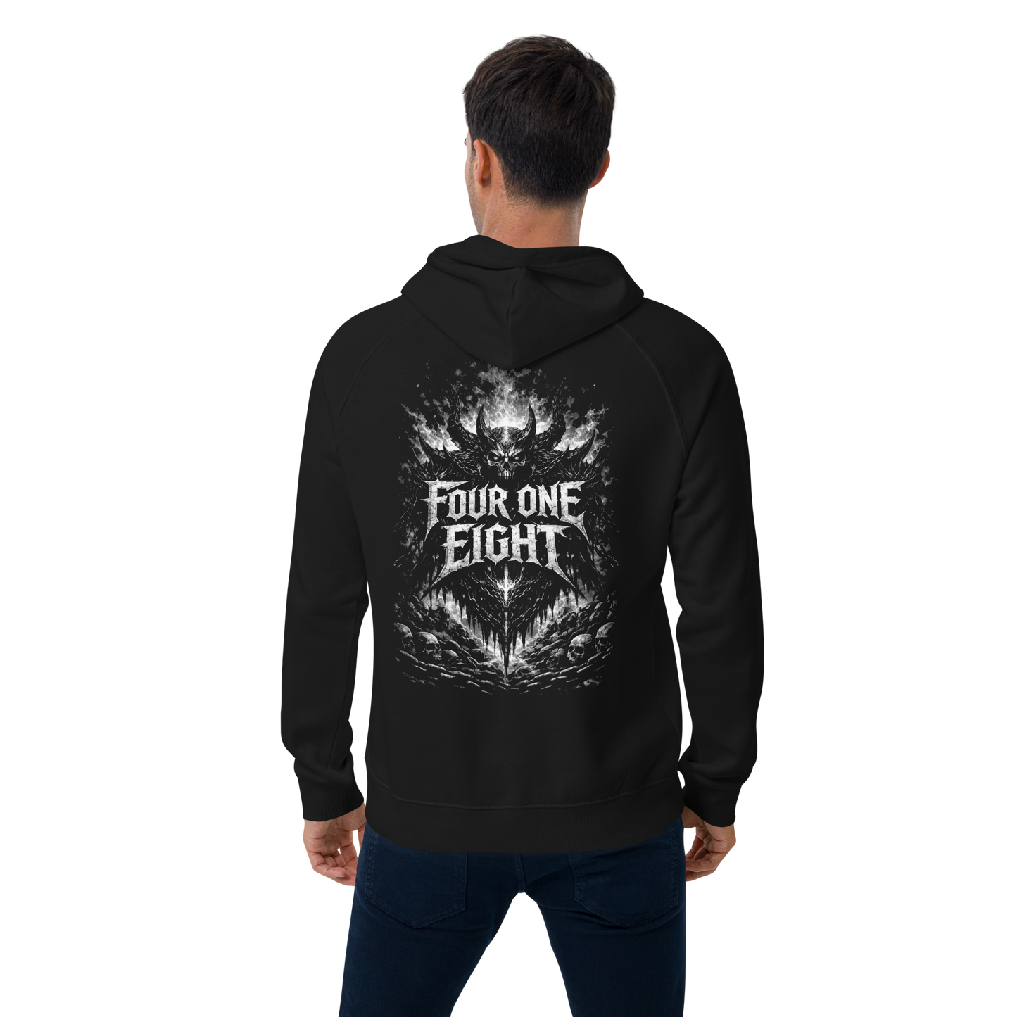 418 Distortion Nightmare Hoodie Black