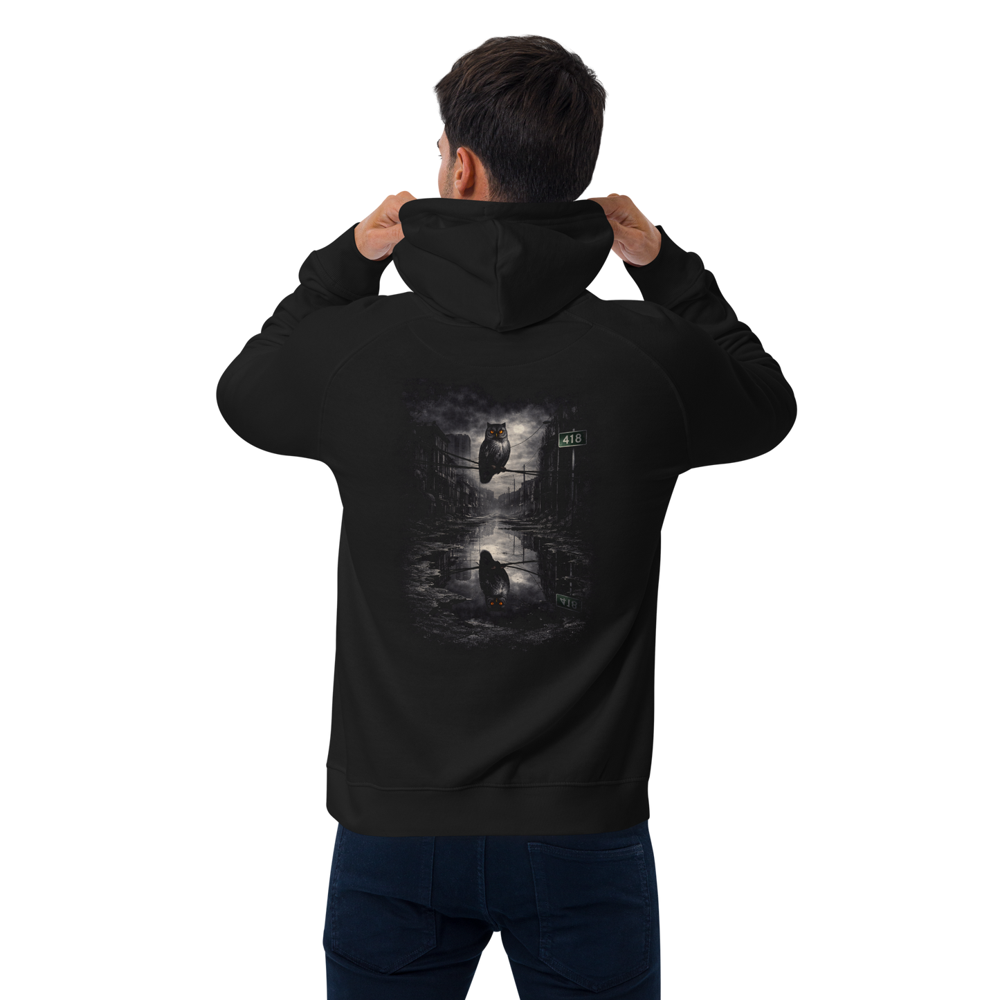 418 On a Wire Hoodie Black