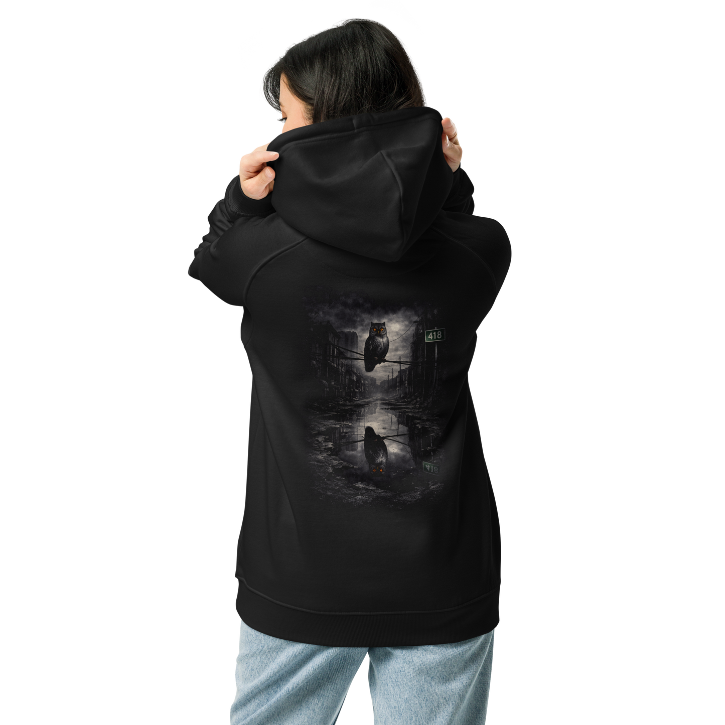 418 On a Wire Hoodie Black