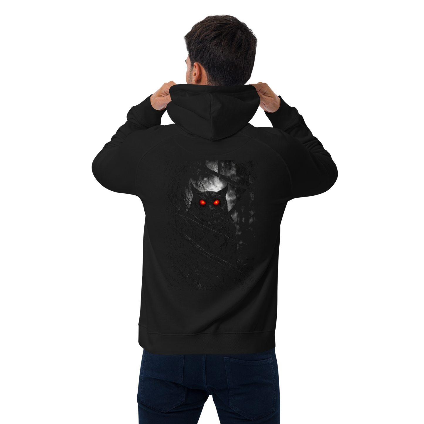 418 In The Woods Hoodie Black
