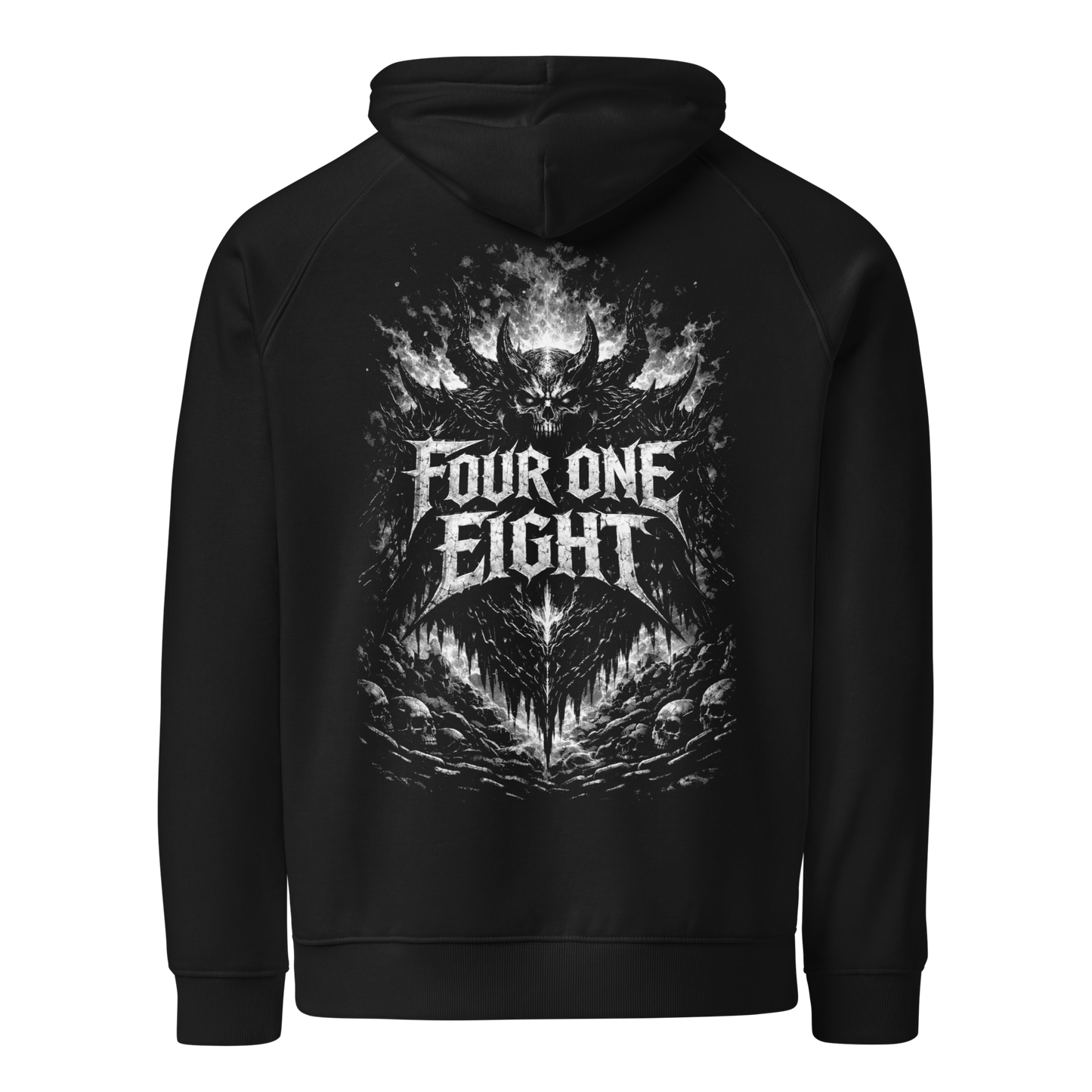 418 Distortion Nightmare Hoodie Black