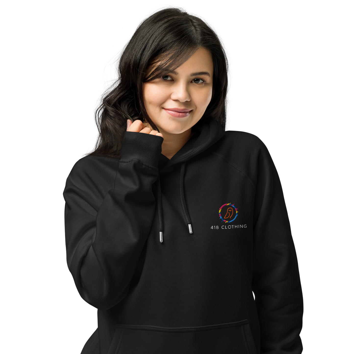 418 On a Wire Hoodie Black