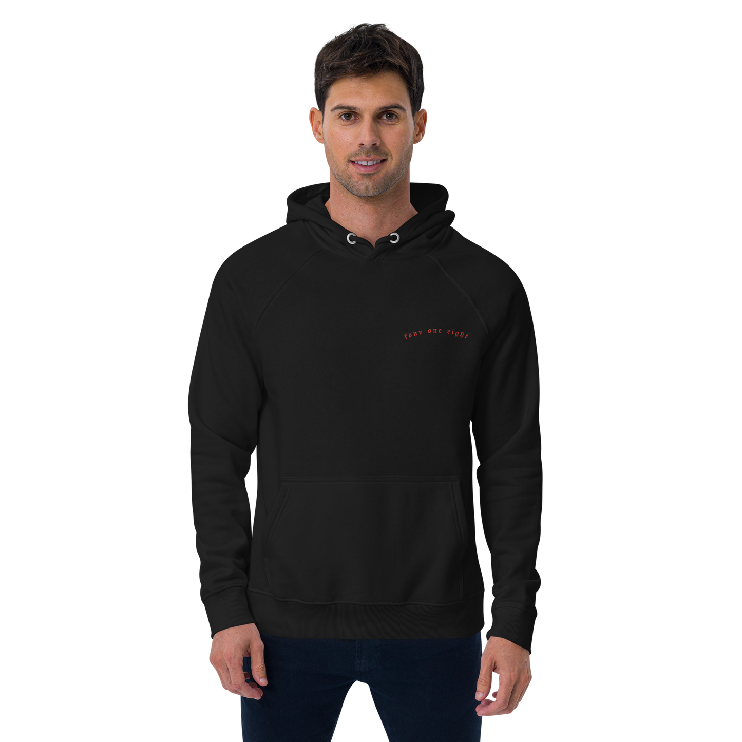 418 Distortion Hellfire Hoodie Black
