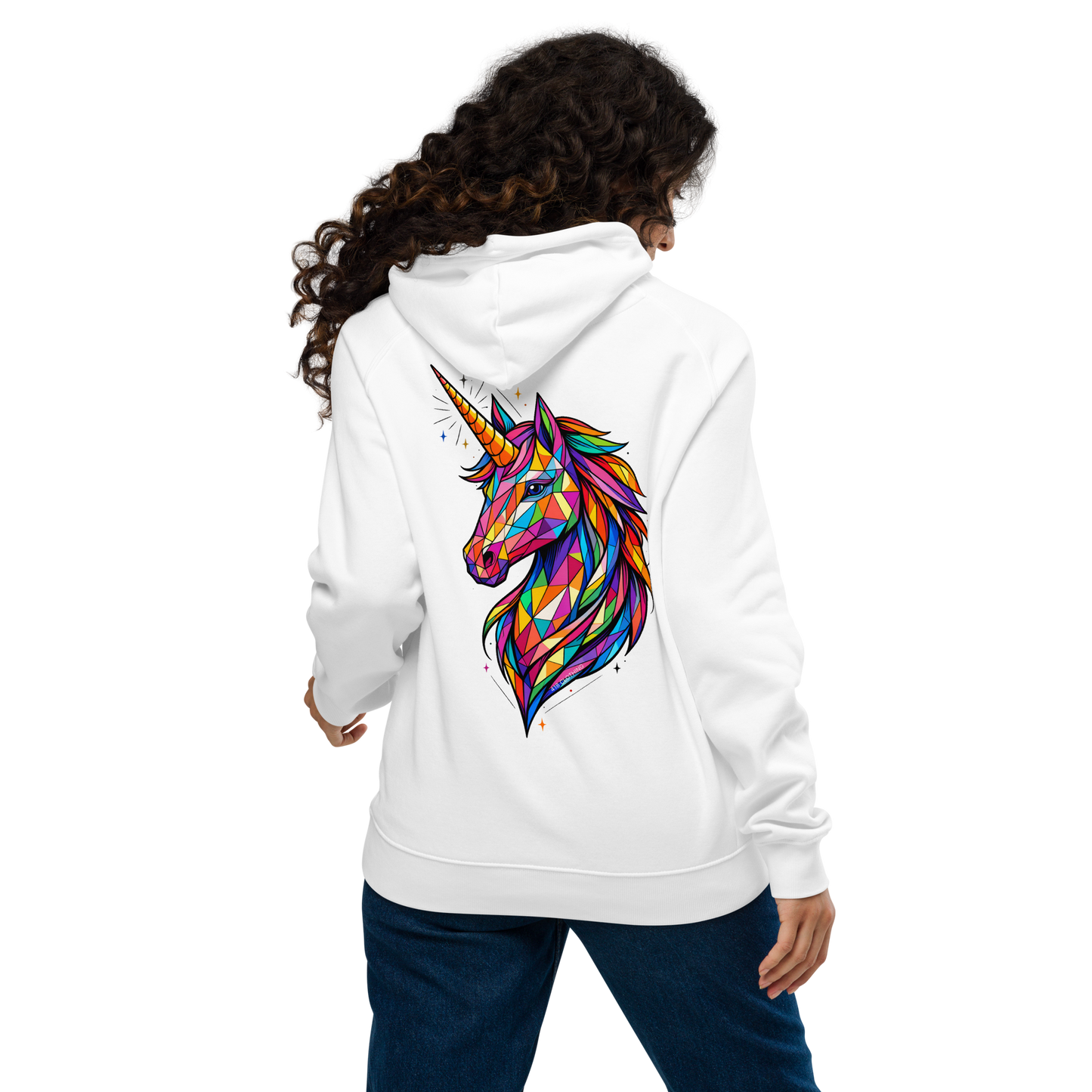 418 Geocorn Hoodie White