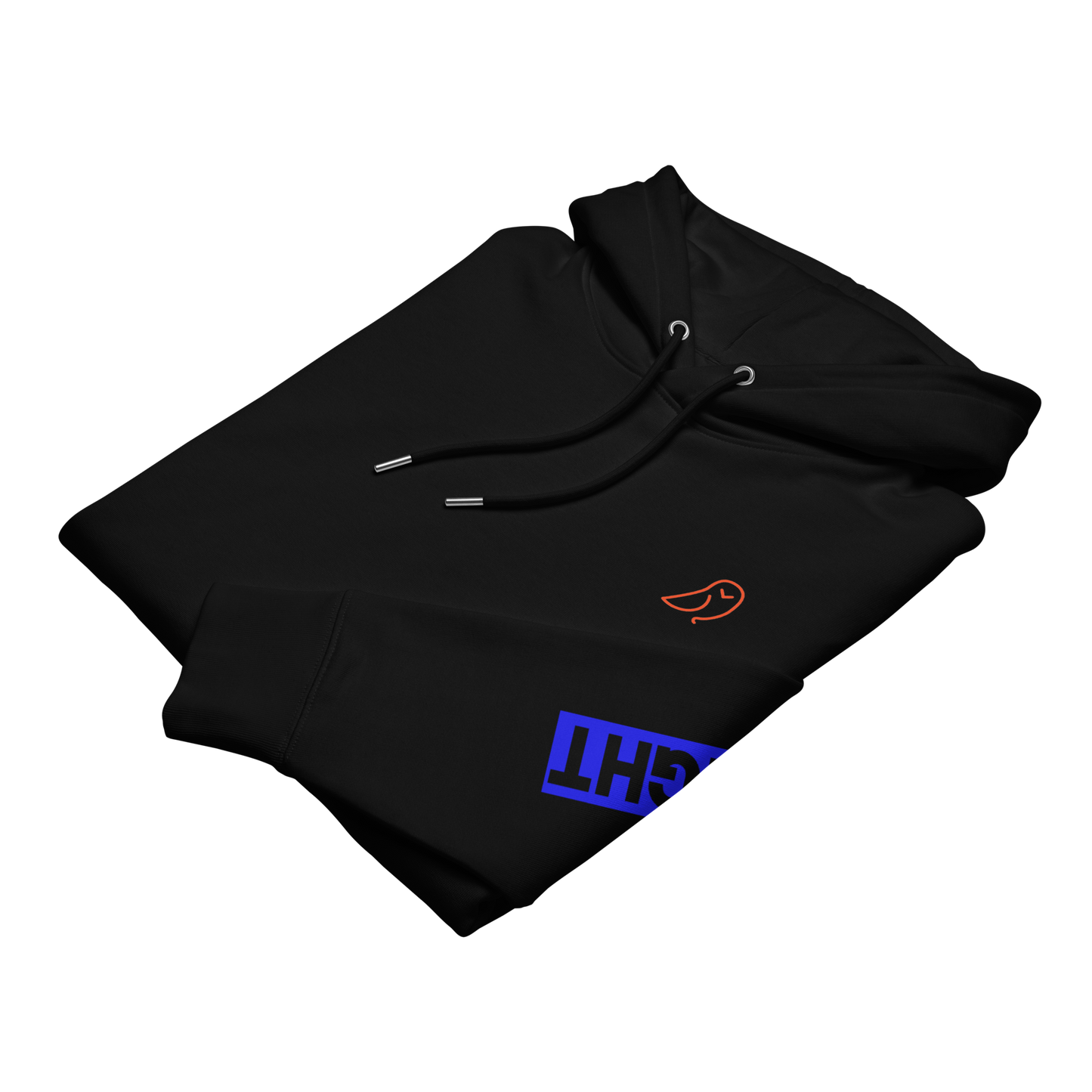 418 Bloc Blue Sleave Hoodie Black