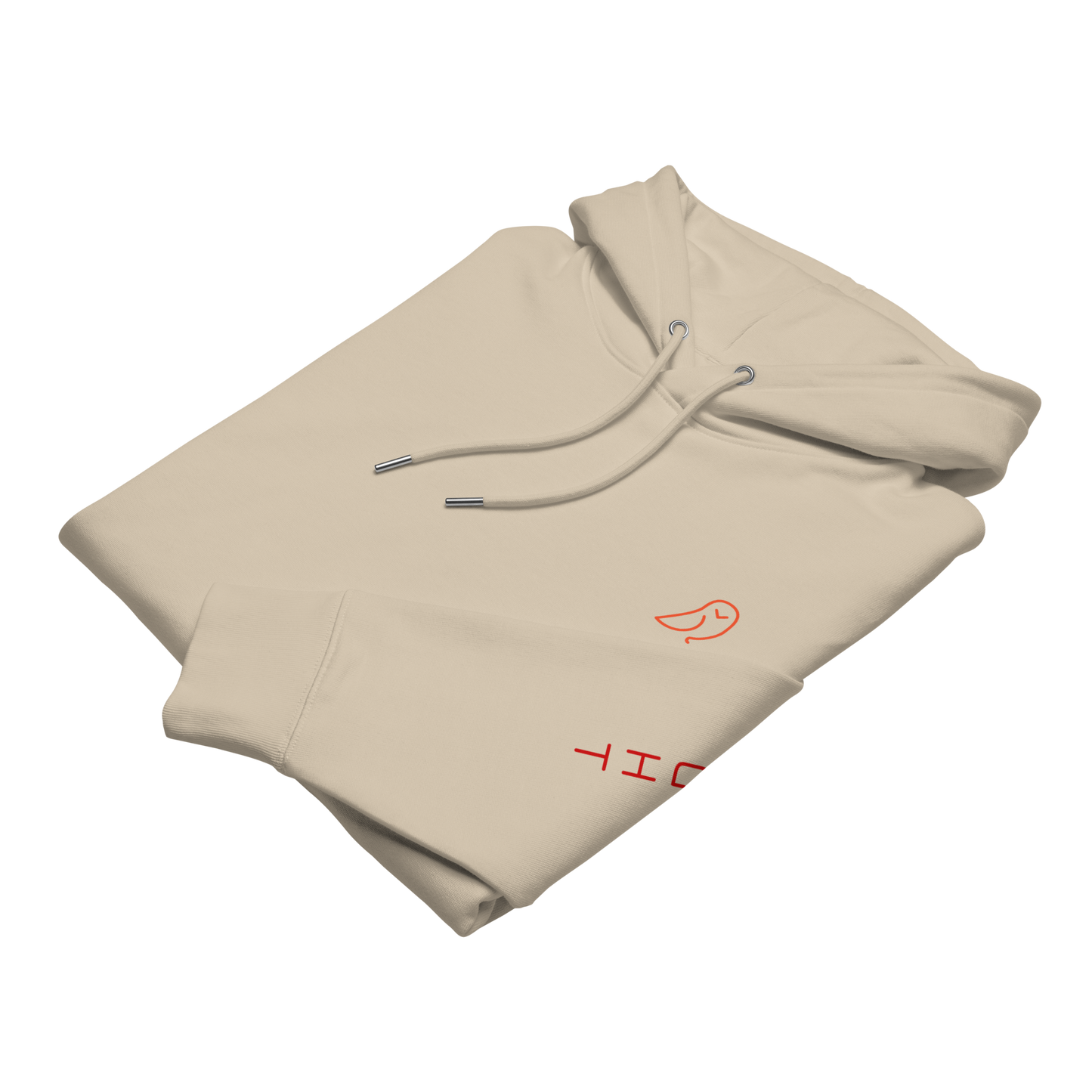 418 Bungee Red Sleave Hoodie Desert Dust