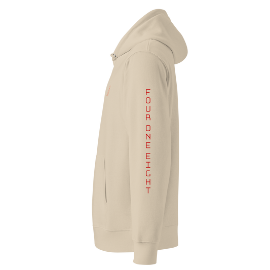 418 Bungee Red Sleave Hoodie Desert Dust