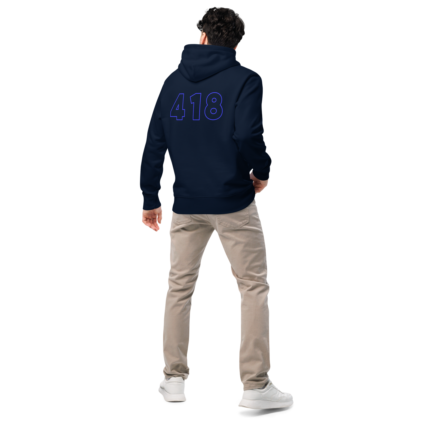418 Hollow Blue Back Navy