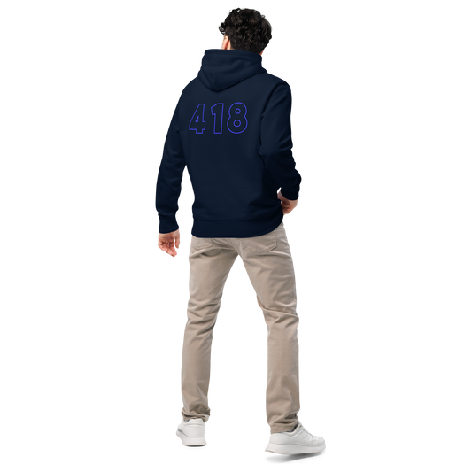 418 Hollow Blue Back Navy
