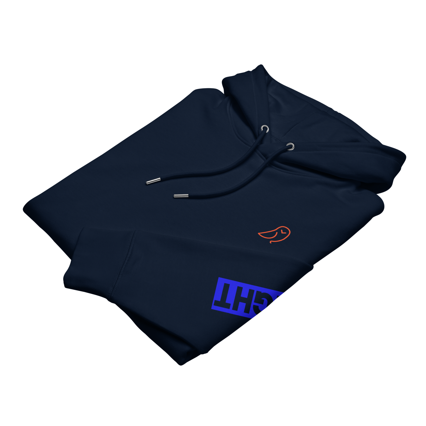 418 Bloc Blue Sleave Hoodie Navy