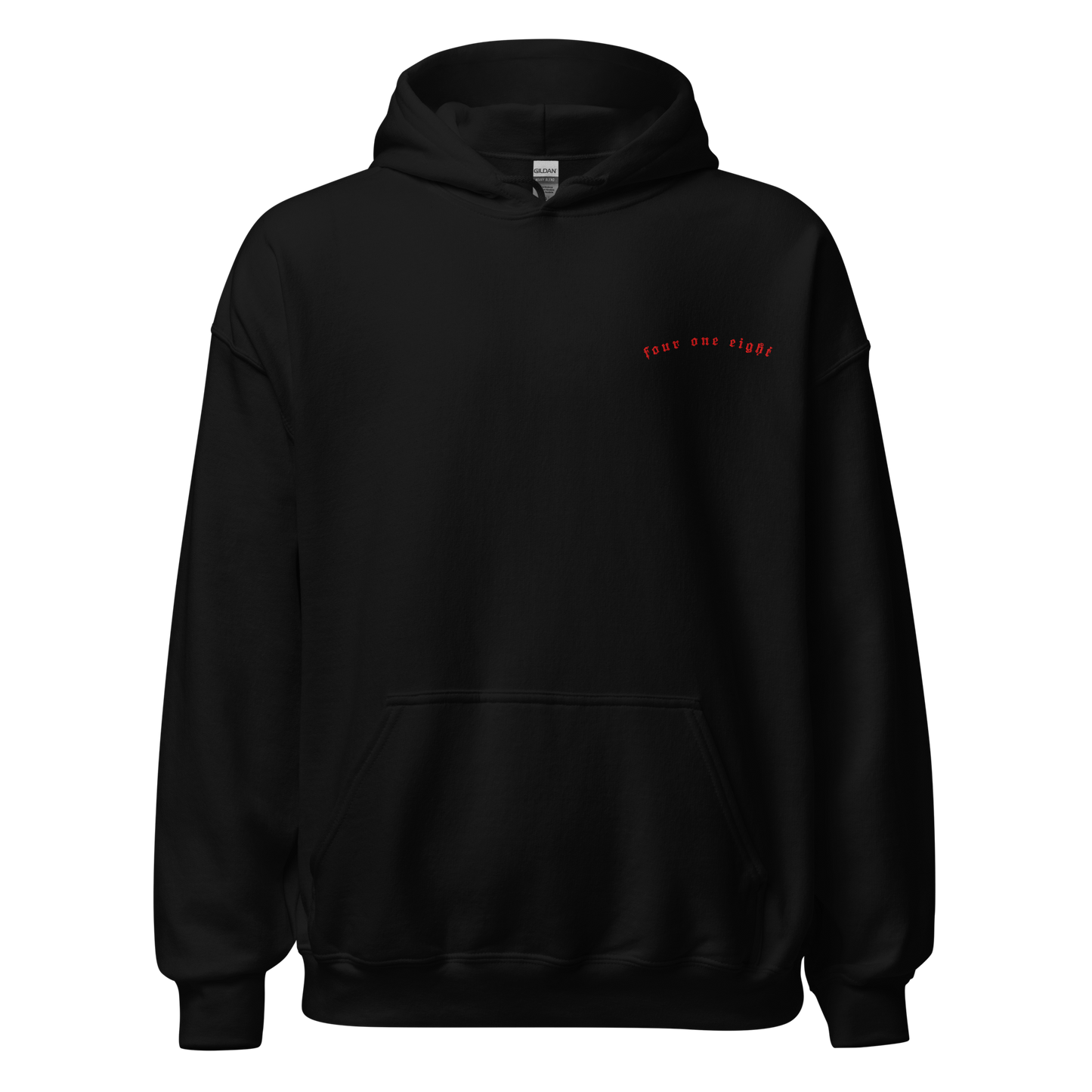 418 Distortion Death Hands Hoodie Black