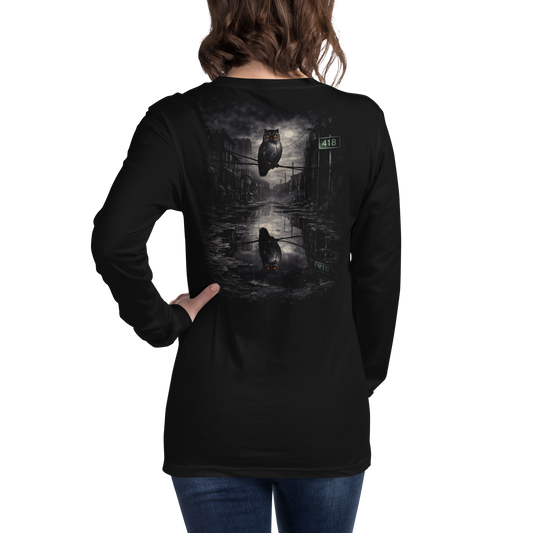 418 On a Wire Long Sleeve Tee Black