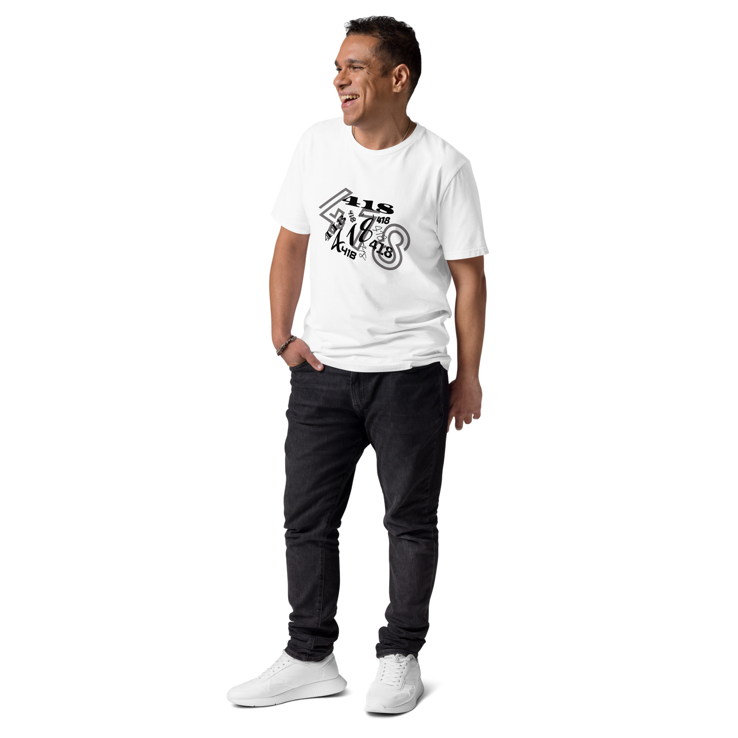 418 Array Tee White