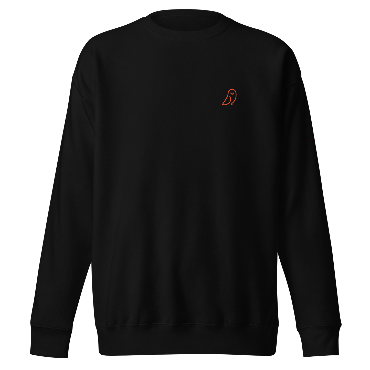 418 Bungee Red Sleave Sweater Black
