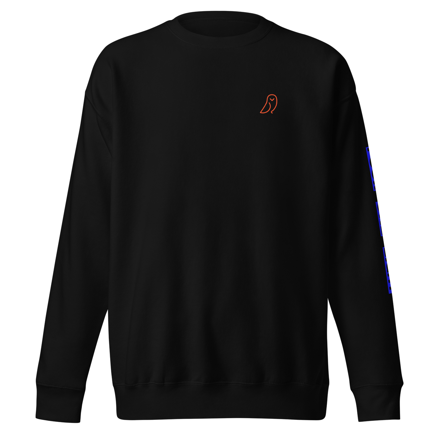 418 Bloc Blue Sleave Sweater Black
