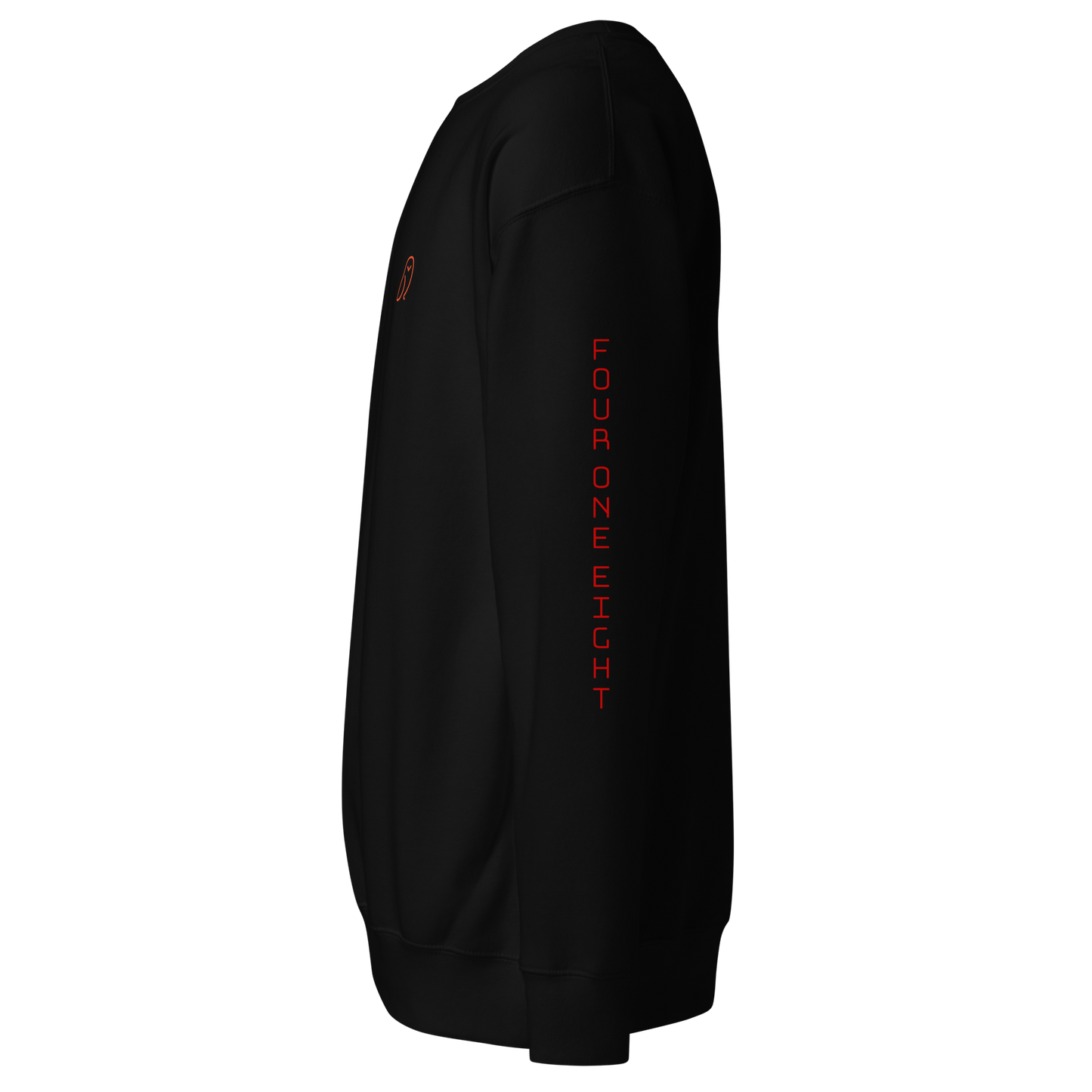 418 Bungee Red Sleave Sweater Black