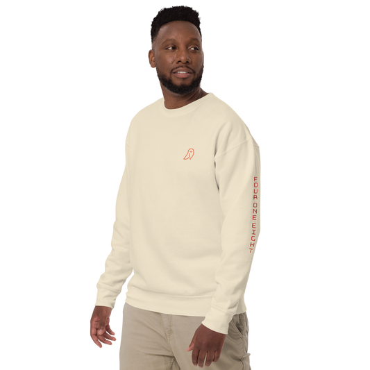 418 Bungee Red Sleave Sweater Bone