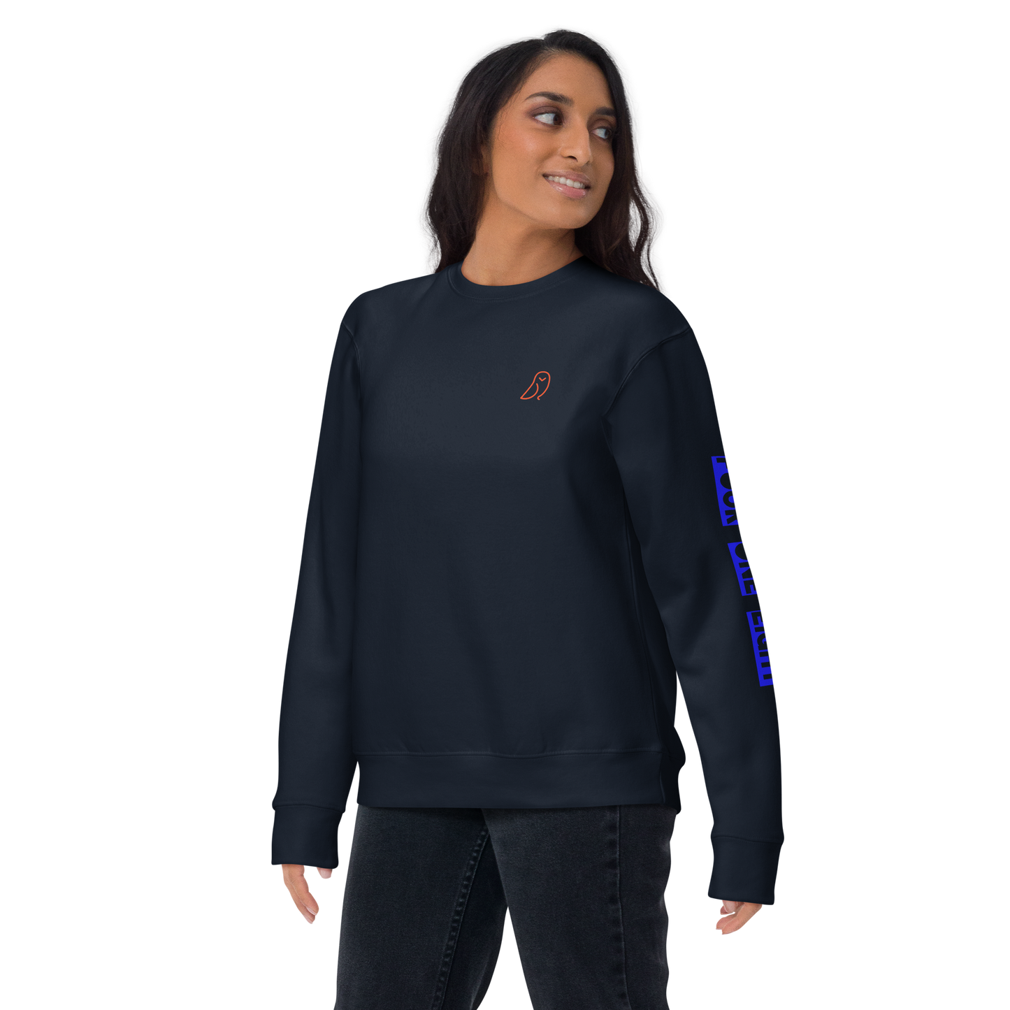 418 Bloc Blue Sleave Sweater Navy
